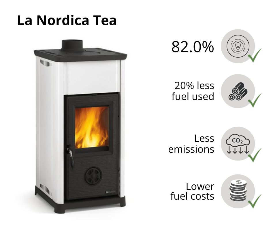 Italian wood burning stove